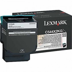 LEXMARK C544X2KG Black Toner Cartridge